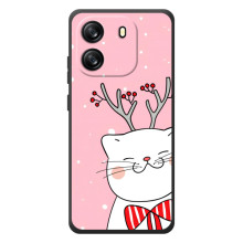 Чехол на тематику: Коты для Blackview Wave 6C – Зимний кот