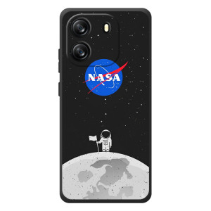 Силиконовый бампер с принтом "Наса" на Blackview Wave 6C – Космонавт NASA