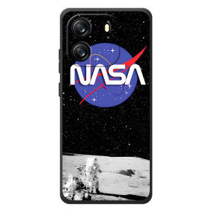 Силиконовый бампер с принтом "Наса" на Blackview Wave 6C – Nasa на луне