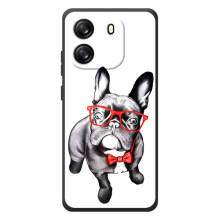 Бампер для Blackview Wave 6C с картинкой "Песики" (В очках)