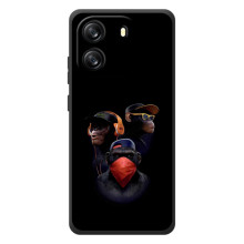Чохол з Мавпами Blackview Wave 6C - (AlphaPrint) – Три мавпи