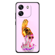 Чехол с Прикольным принтом на Blackview Wave 6C (АРТ Статуя)