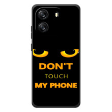 Чехол с Прикольным принтом на Blackview Wave 6C (Не трогай мой телефон)