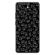 Чохол з принтом для Blackview Wave 6C (AlphaPrint) Модні коти (Маленькі котики)