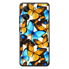 Чохол з принтом для Чорнавію Веве 6С - (Прикольні) (AlphaPrint) – Яскраві метелики