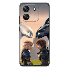 Чехол как приручить дракона на Blackview Wave 6C (Гикавка и Астрид)