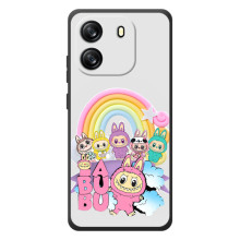 Чехол с Лабубу на Blackview Wave 6C (Фон Лабубу)