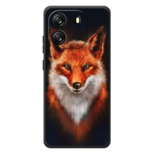 Чохол з принтом лисички Черів'ю Вейв 6С – Лисиця на чорному