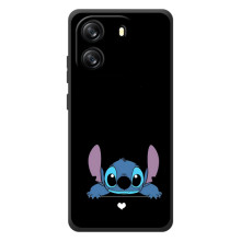 Чехол с принтом Стич на Blackview Wave 6C (Стич на черном)