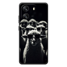 Чохол з принтом стильні тварини для Чорнавію Веве 6С (Овечка в окулярах)