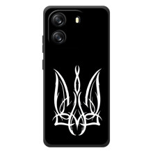 Чохол з українським гербом на Blackview Wave 6C – Герб на чорному