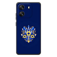 Чохол з українським гербом на Blackview Wave 6C – Квітчастий гирб