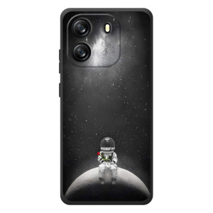 Силиконовый Чехол с принтом "Космонавты" на Blackview Wave 6C – Космонавт романтик