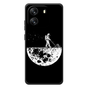Силиконовый Чехол с принтом "Космонавты" на Blackview Wave 6C – Космонавт