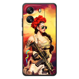 ЗСУ Чехлы (TPU) для Blackview Wave 6C – Женщина солдат