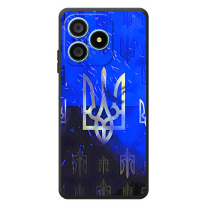 Чехол с украинским гербом на Blackview Wave 9C – Гербы на синем