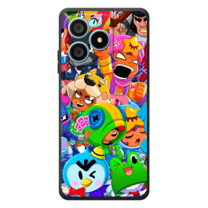 Силиконовый Чехол на Blackview Wave 9C с картинкой Brawl Stars