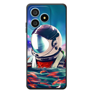 Силиконовый Чехол с принтом "Космонавты" на Blackview Wave 9C – Космонавт в воде