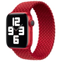 Ремешок Braided Solo Loop (AAA) для Apple watch 38mm/40mm 135mm – Красный