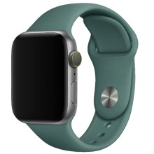 Силиконовый ремешок для Apple watch 42mm/44mm/45mm/49mm – Зеленый