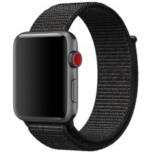 Ремешок Nylon для Apple watch 38mm/40mm/41mm – Черный
