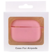 Силиконовый футляр New с карабином для наушников Airpods Pro – Розовый