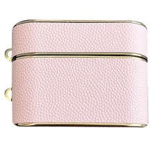 Шкіряний футляр Suitcase для навушників AirPods 3 – Pink