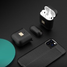 TPU футляр Leather Type для наушников AirPods 1/2 – undefined