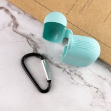 Силиконовый футляр New с карабином для наушников Airpods Pro – undefined