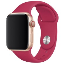 Силиконовый ремешок для Apple watch 42mm/44mm/45mm/49mm – Малиновый