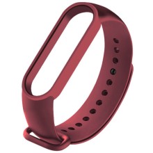 Силиконовый ремешок для Xiaomi Mi Band 3/4 – Бордовый