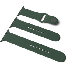 Силіконовий ремінець для Apple Watch Sport Band 38 / 40 / 41 (S/M & M/L) 3pcs – Зелений