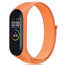 Ремешок Nylon для Xiaomi Mi Band 3/4/5/6/7 – Оранжевый