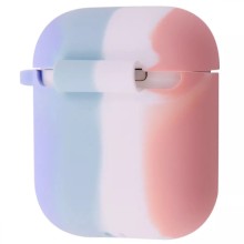 Силиконовый футляр Colorfull для наушников AirPods 1/2 – Розовый