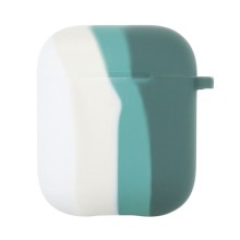 Силиконовый футляр Colorfull для наушников AirPods 1/2 – Белый