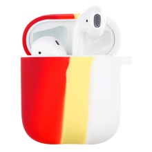 Силиконовый футляр Colorfull для наушников AirPods 1/2 – Красный