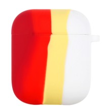 Силиконовый футляр Colorfull для наушников AirPods 1/2 – Красный