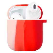 Силиконовый футляр Colorfull для наушников AirPods 1/2 – Розовый