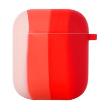 Силиконовый футляр Colorfull для наушников AirPods 1/2 – Розовый