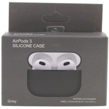 Силіконовий футляр для навушників AirPods 3 – Сірий