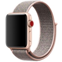 Ремешок Nylon для Apple watch 38mm/40mm/41mm – Розовый