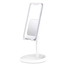 Універсальний тримач для смартфона із дзеркалом WIWU Mirror Desktop Stand ZM201 – Сріблястий