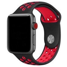 Силиконове кріплення Sport Nike+ для Apple watch 38mm / 40mm – Чорний