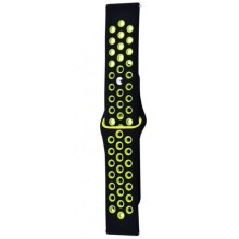 Силиконове кріплення Sport Nike+ для Apple watch 38mm / 40mm – Чорний