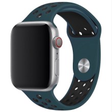 Силиконове кріплення Sport Nike+ для Apple watch 38mm / 40mm – Чорний