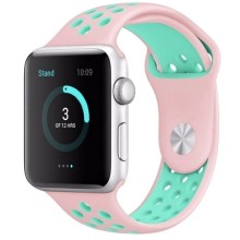 Силиконове кріплення Sport Nike+ для Apple watch 38mm / 40mm – Чорний