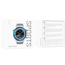 Смарт-часы Hoco Smart Watch Y16 Smart sports watch (call version) – Серебряный