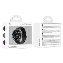 Смарт-часы Hoco Smart Watch Y24 AMOLED Smart sports watch (call version) – Черный