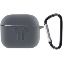 Силиконовый футляр для наушников AirPods 3 – Серый