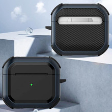 Футляр протиударний Black ed. для навушників Airpods 4 – Блакитний